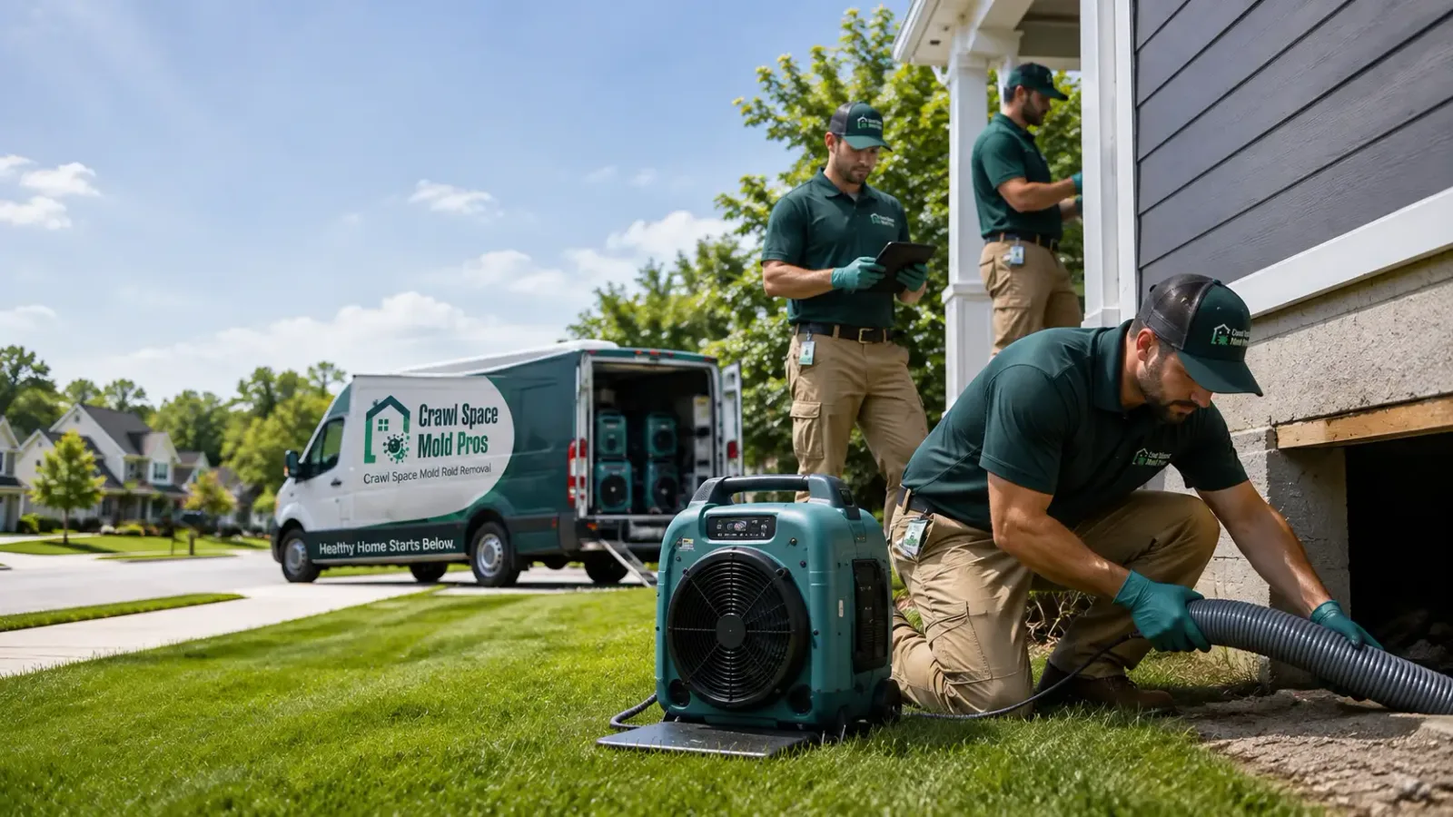 Crawl Space Mold Removal in Burlington, CT
